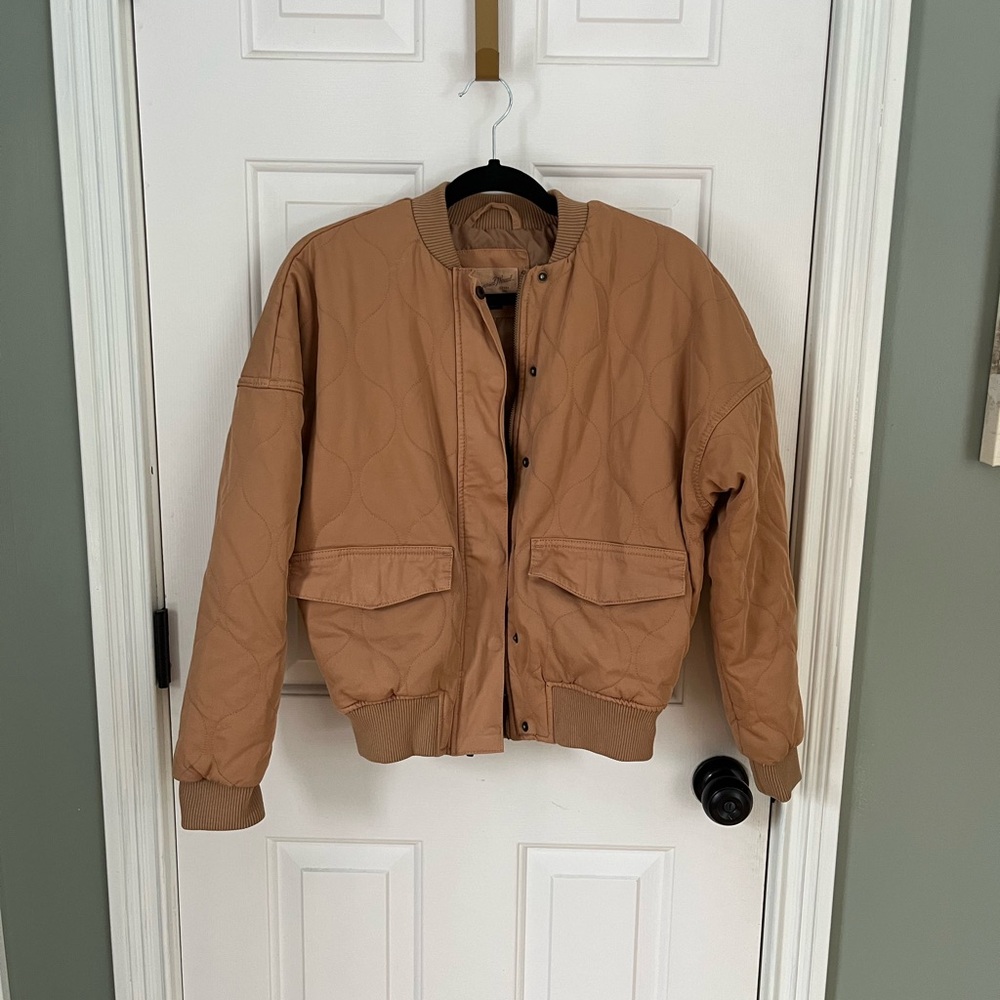 Universal Thread Tan Bomber Jacket XS
